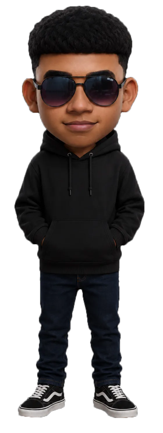Alfiz Ilham standing