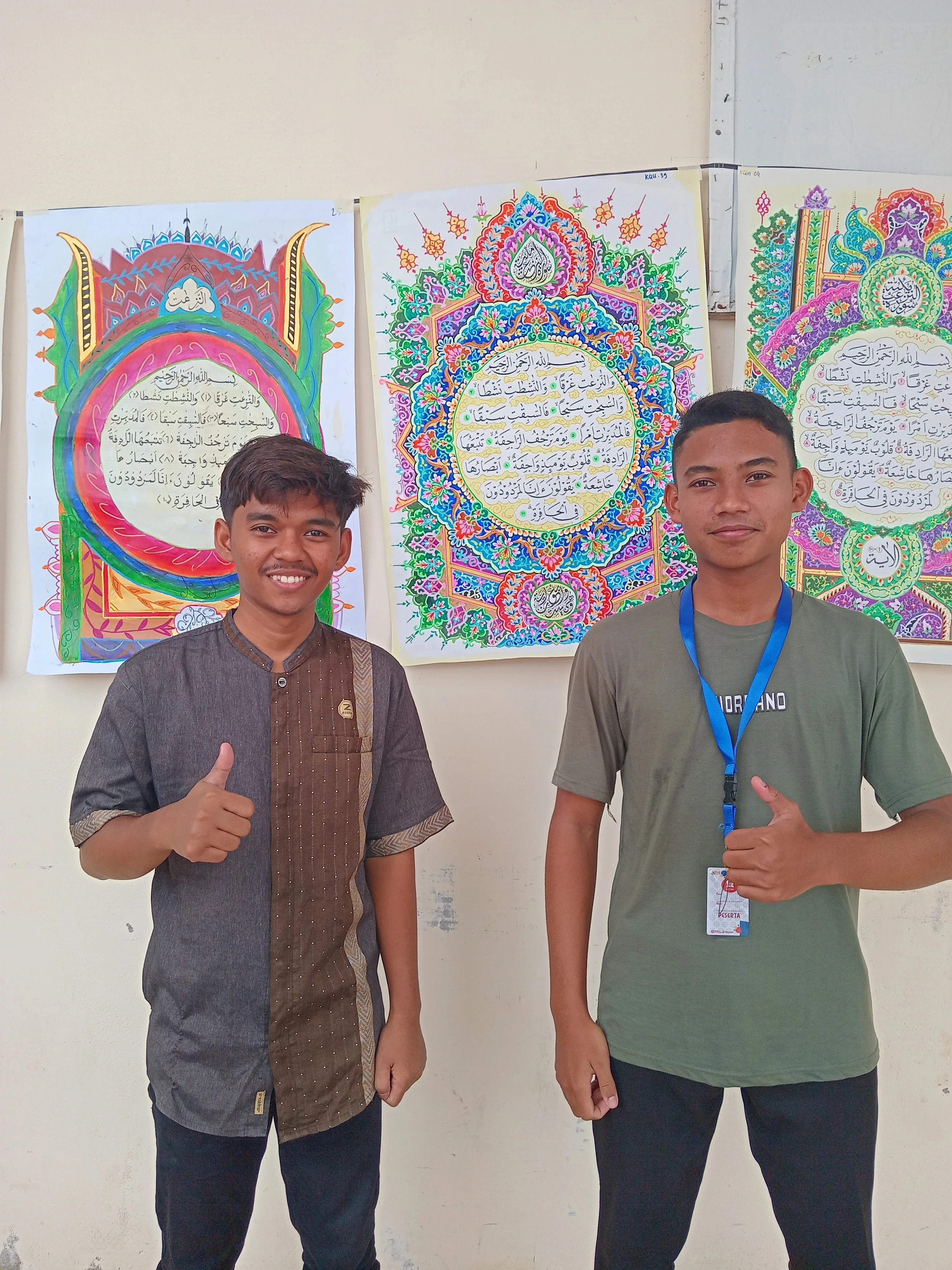 Bersama Juara Kaligrafi I pada MTR Meulaboh 2025